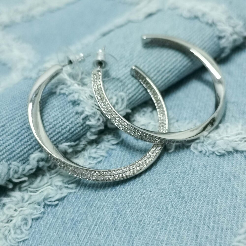 Kendra Scott Silver Hoop Earrings